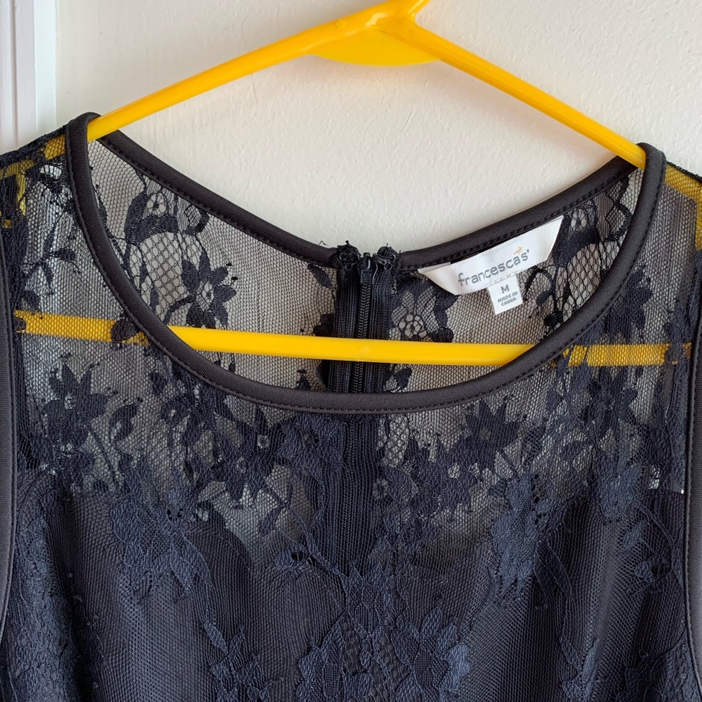 Francesca’s Black Sleeveless Dress - Picture 4 of 5